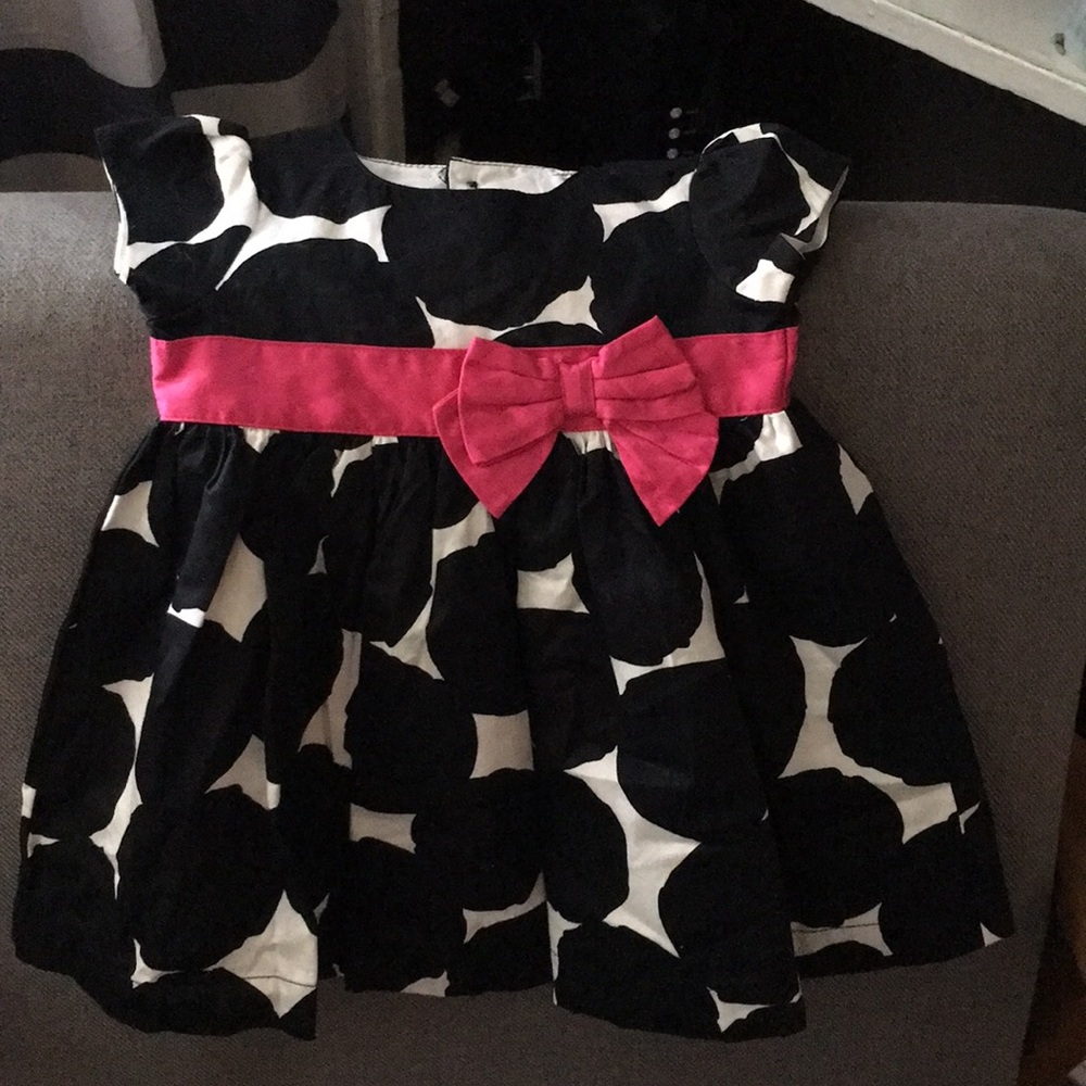 Black and white carters dress